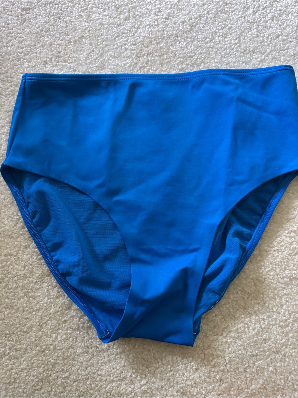 SPANX High-Waist Swim Bottom in Bright Blue